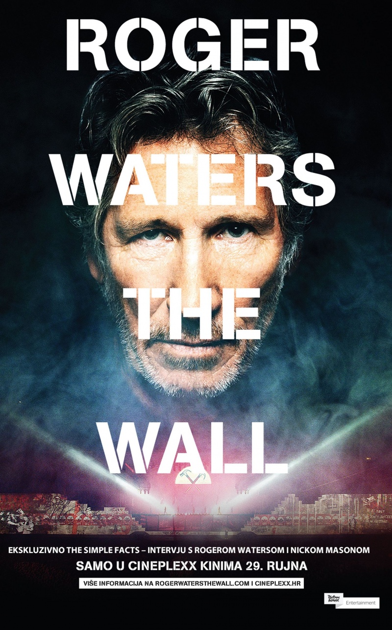Koncertni film "Roger Waters The Wall" - samo sutra, 29. rujna, u Cineplexx kinima!