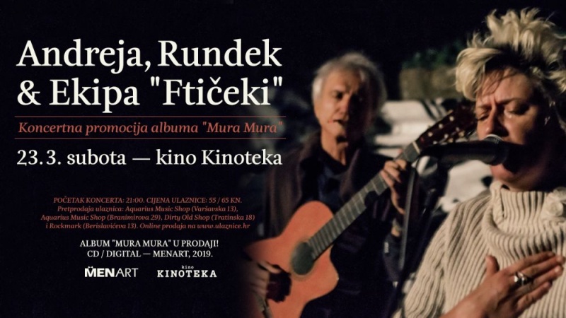 Rundek & Ekipa "Ftičeki" najavili koncertnu promociju albuma "Mura Mura"!