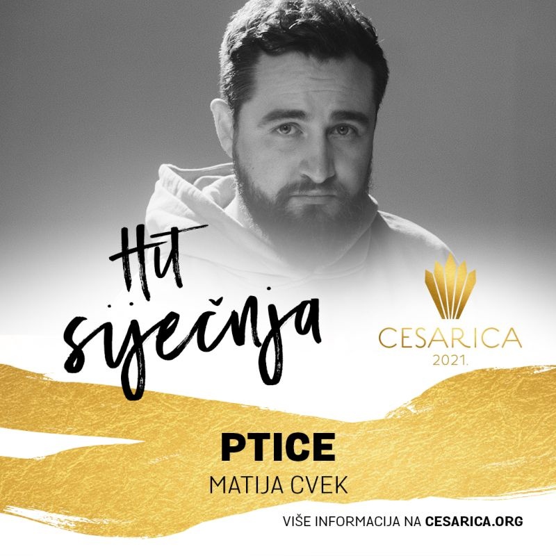 Publika je odlučila! Matija Cvek je prvi finalist Cesarice 2021.