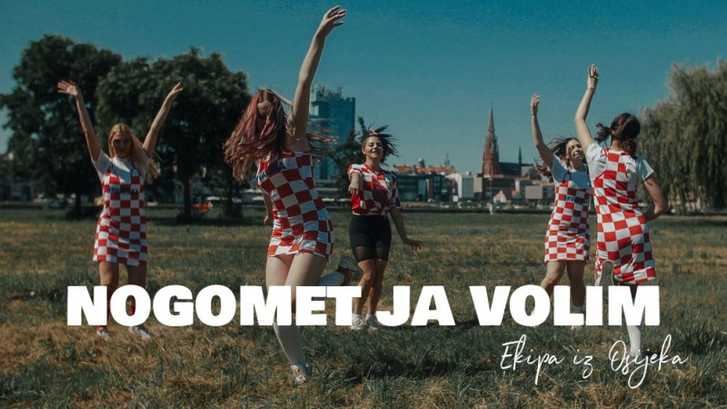Ekipa iz Osijeka snimila je navijačku pjesmu „Nogomet ja volim“