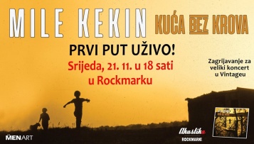 Zagrijavanje za Vintage - Mile Kekin u srijedu 21. 11. u 18 sati svira u Rockmarku