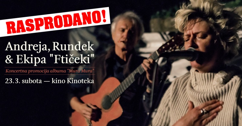 Rundek & Ftičeki rasprodali Kinoteku!