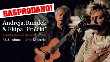 Rundek & Ftičeki rasprodali Kinoteku!