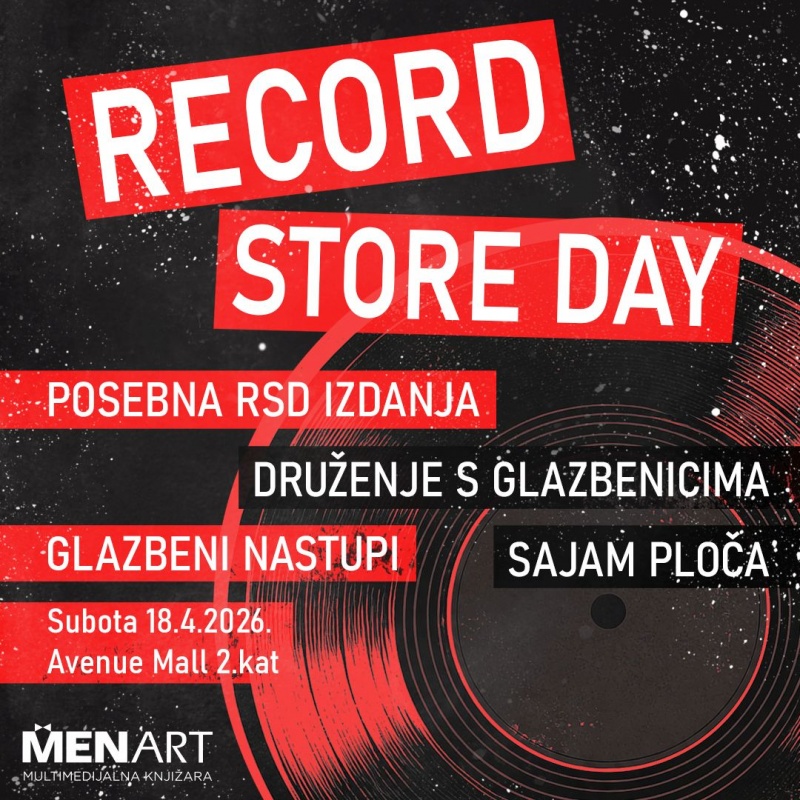 Record Store Day u Menart knjižari: slavlje vinila i kulture slušanja