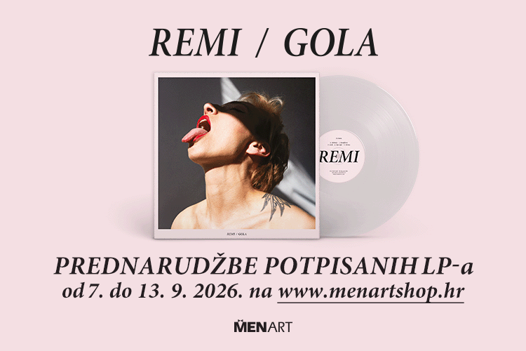REMI: Album „Gola“ od sada i na vinilu! Prednarudžbe potpisanih primjeraka kreću danas!